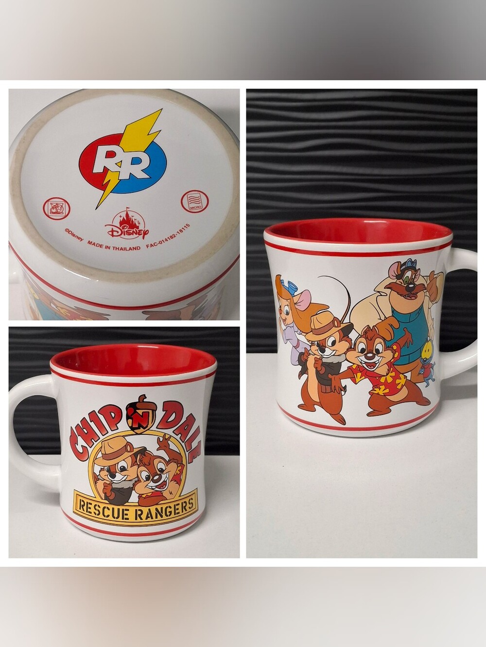 Disney Parks Chip And Dale Rescue Rangers Mug Cup Limited Edition